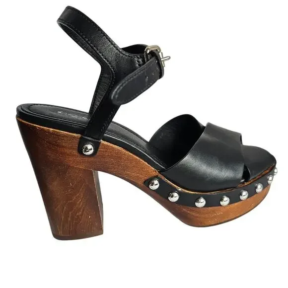 Coach Leather Studded Platform - Picture 2 of 4